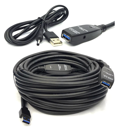 USB 3.0 Male to Female Extension Cable 15m (IC)